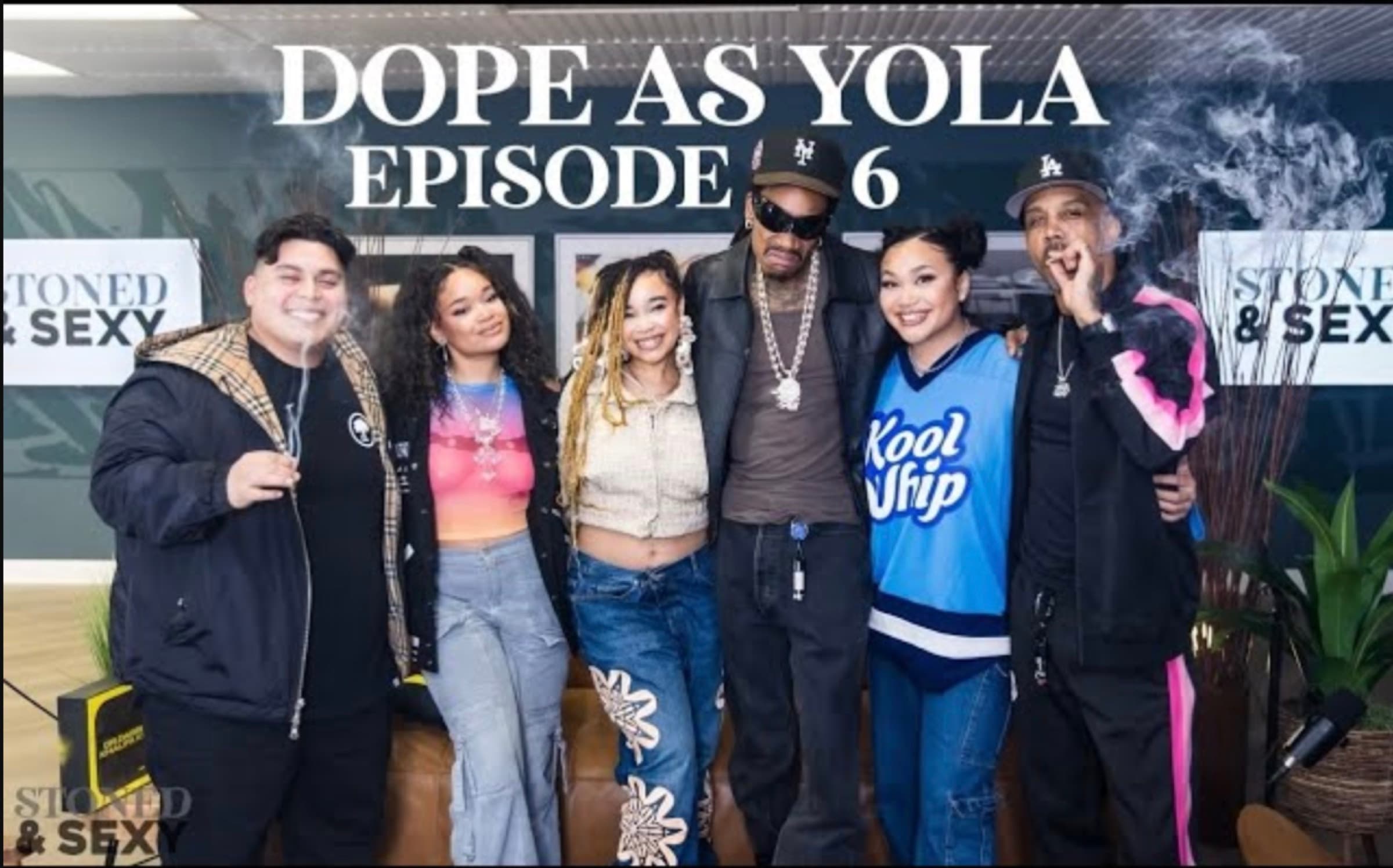 Dope As Yola Lights Up Stoned & Sexy Podcast with Wiz Khalifa